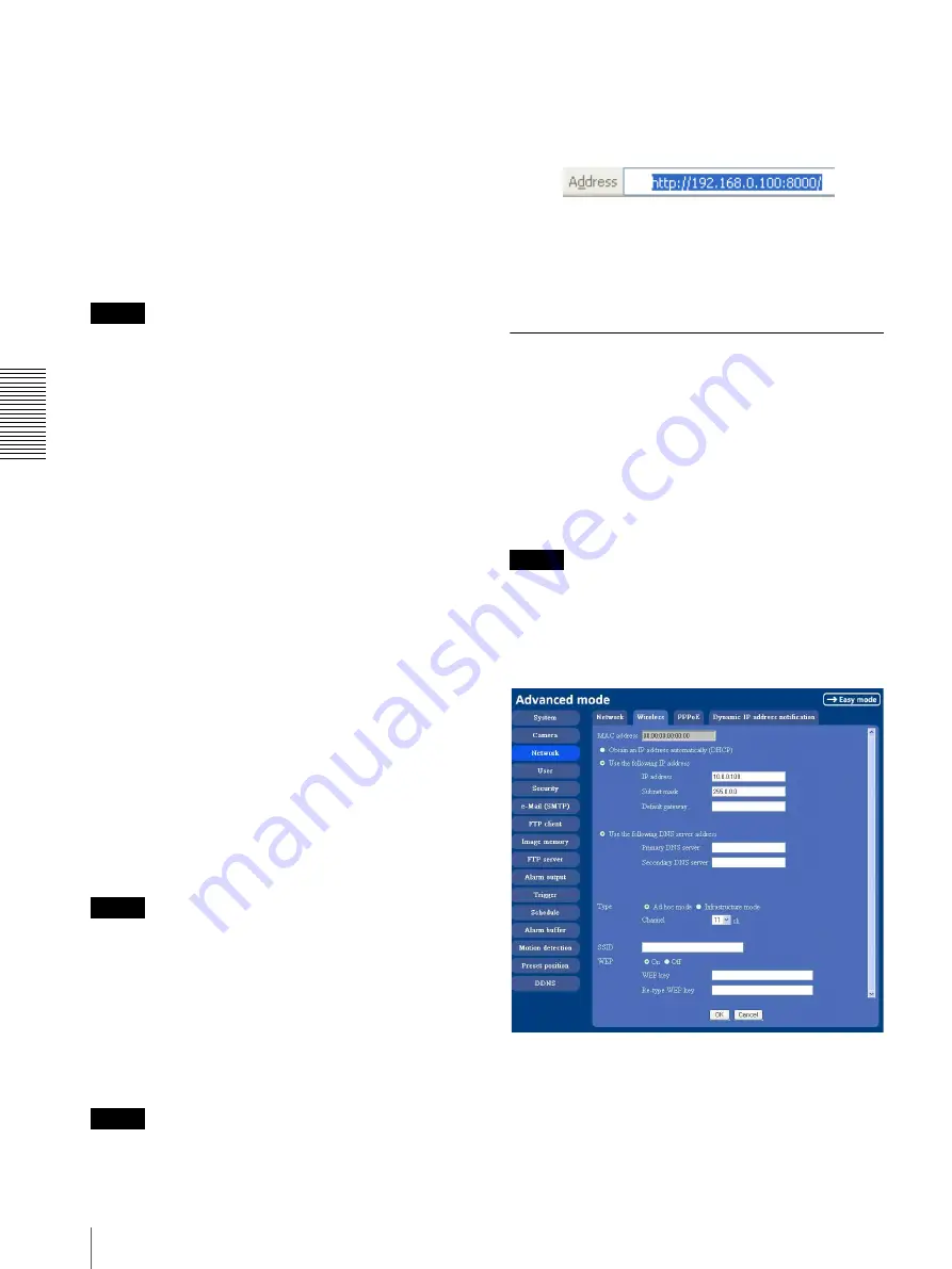 Sony IPELA SNC-P5 User Manual Download Page 44