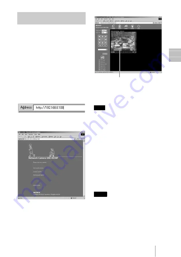 Sony IPELA SNC-RZ30N Install Manual Download Page 15