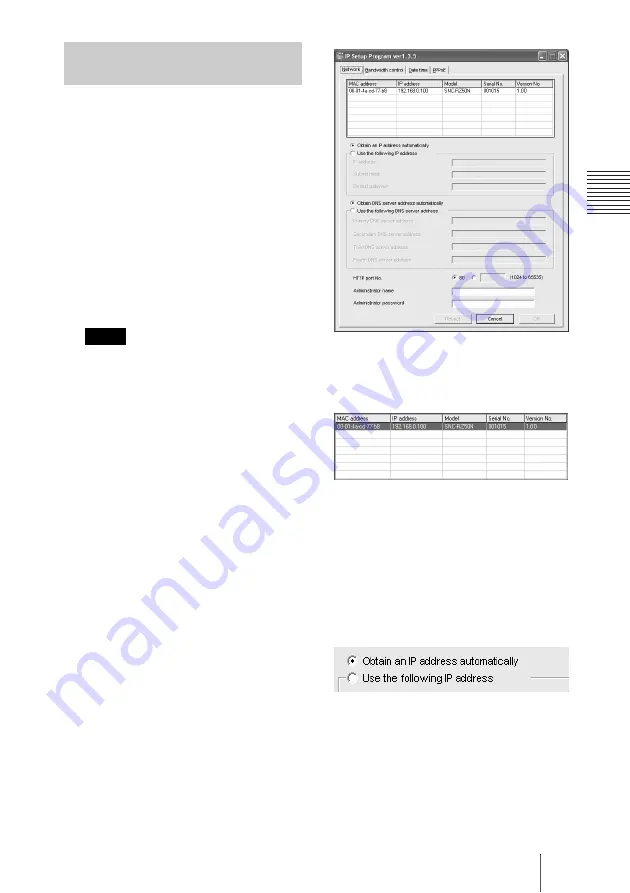 Sony IPELA SNC-RZ50N Install Manual Download Page 61