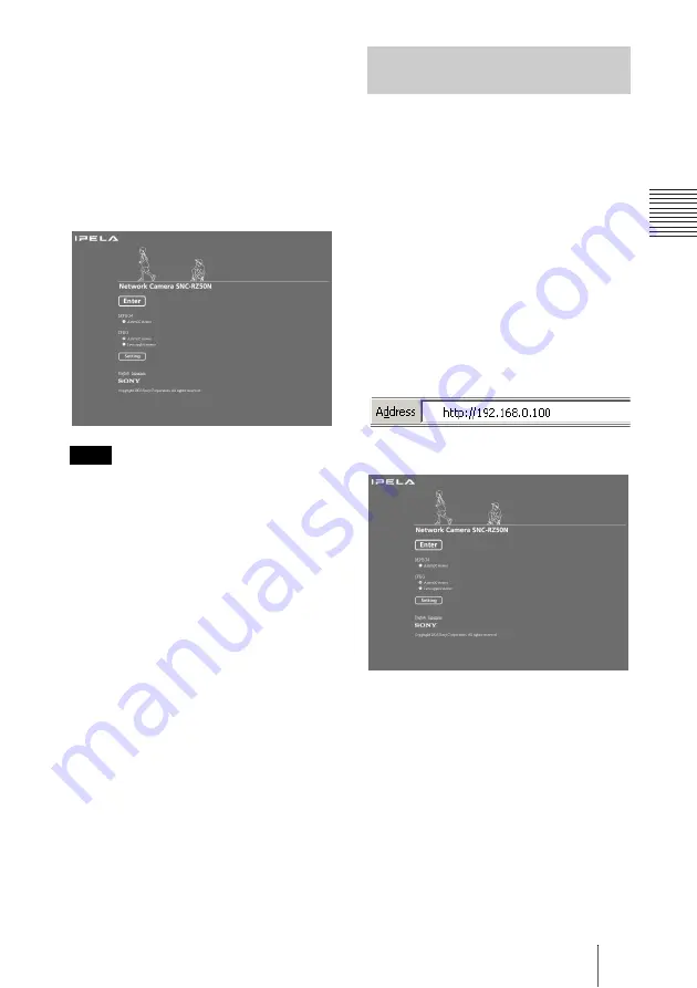 Sony IPELA SNC-RZ50N Install Manual Download Page 63