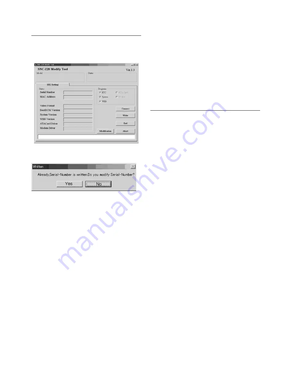 Sony IPELA SNC-Z20N Service Manual Download Page 23