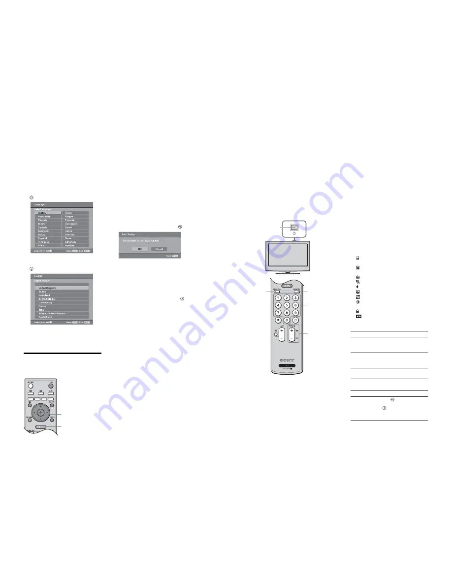 Sony KDL-26S2000E Скачать руководство пользователя страница 9