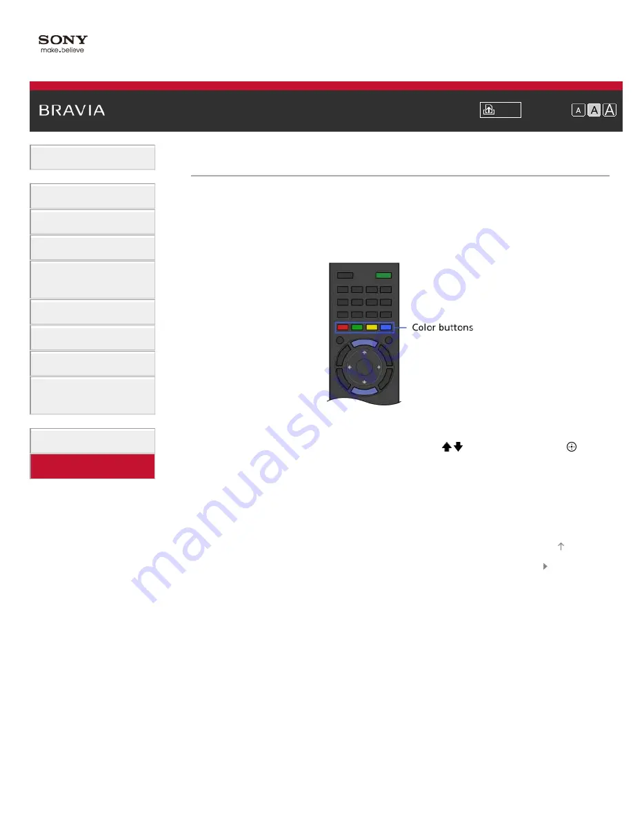 Sony KDL-32W655A I-Manual Download Page 13