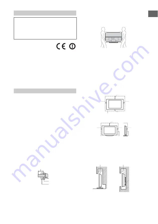 Sony KDL- 32W70xB Скачать руководство пользователя страница 3