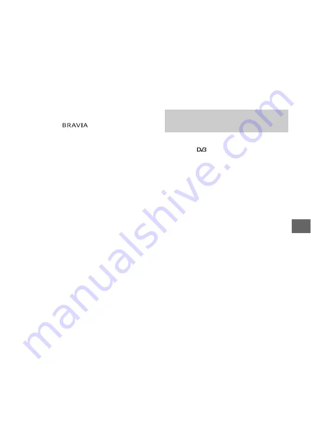 Sony KDL- 32W70xB Reference Manual Download Page 207