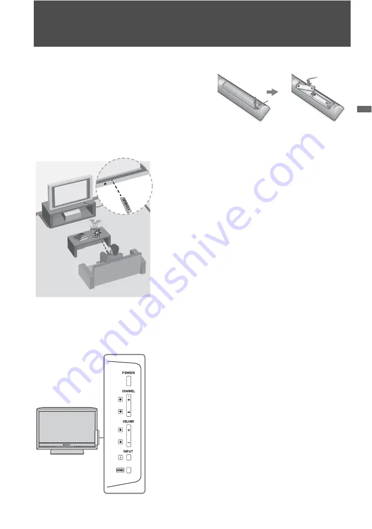 Sony KDL-40Z4100 - Bravia Z Series Lcd Television Operating Instructions Manual Download Page 19