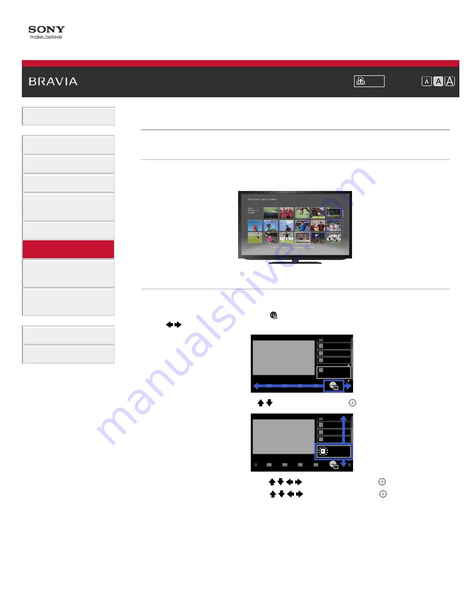 Sony KDL-46HX752 Manual Download Page 111