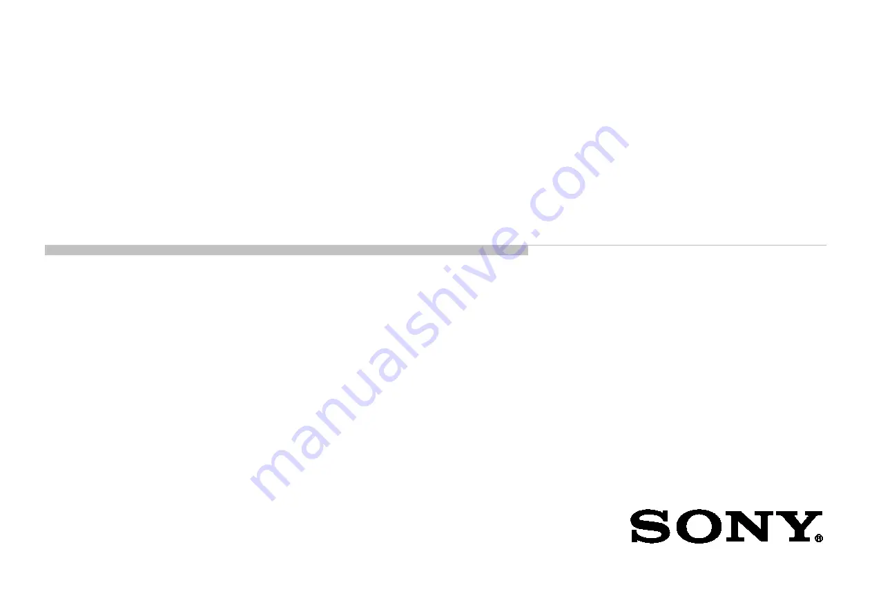 Sony KDL-50W665F Service Manual Download Page 2