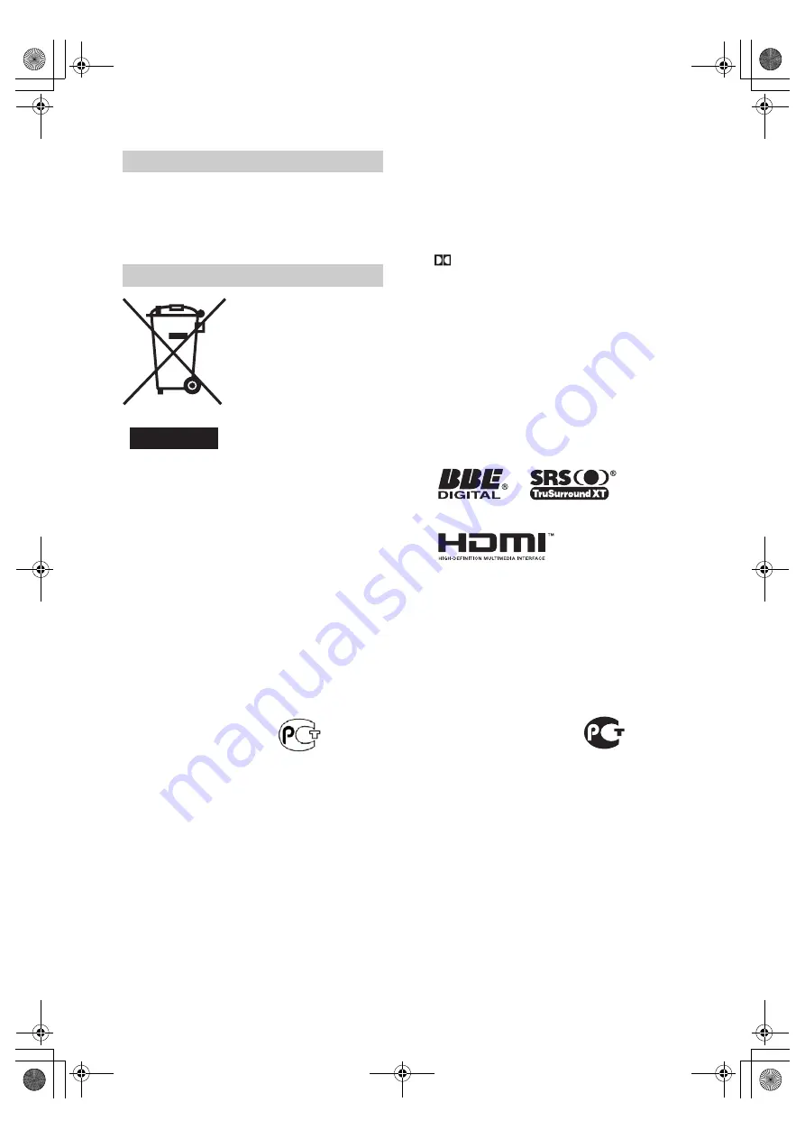 Sony KLV-26U2520 Скачать руководство пользователя страница 24