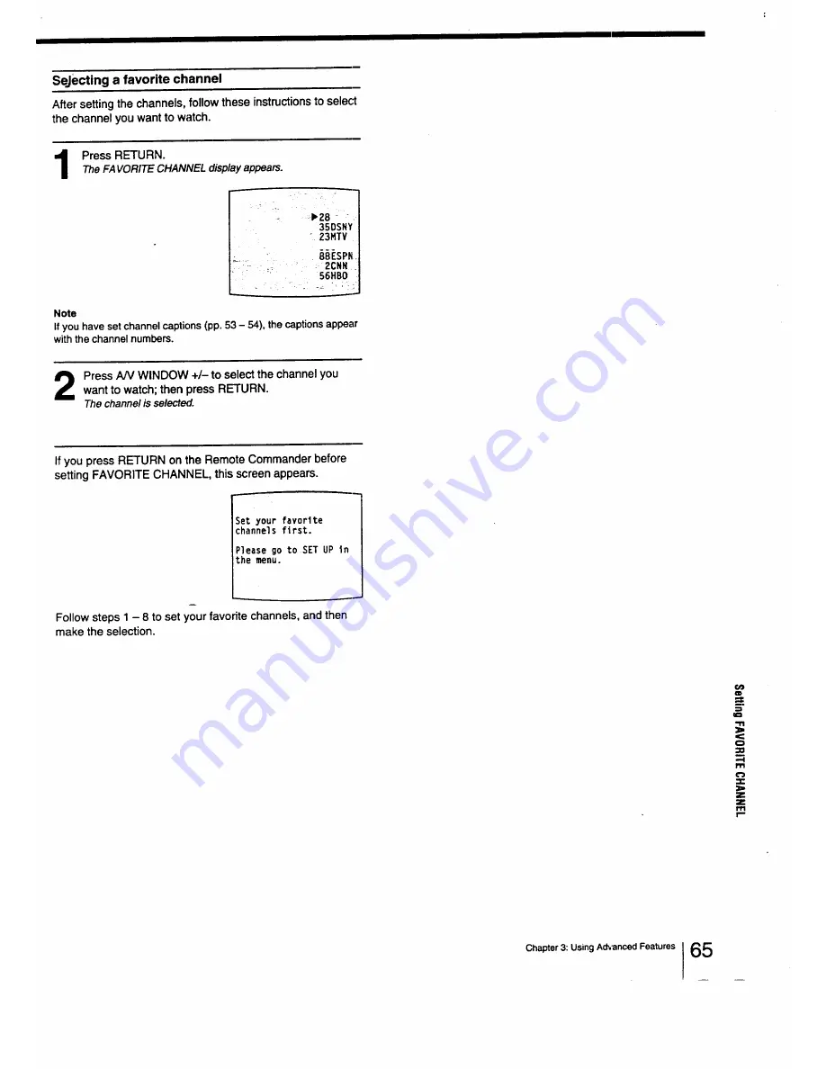 Sony KP-41 EXR96 Operating Instructions Manual Download Page 65