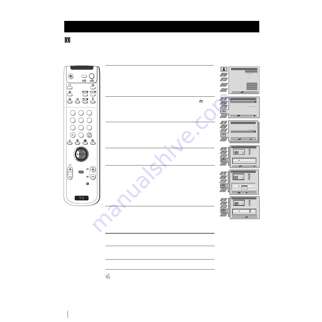 Sony KP-44PS2 Instruction Manual Download Page 54