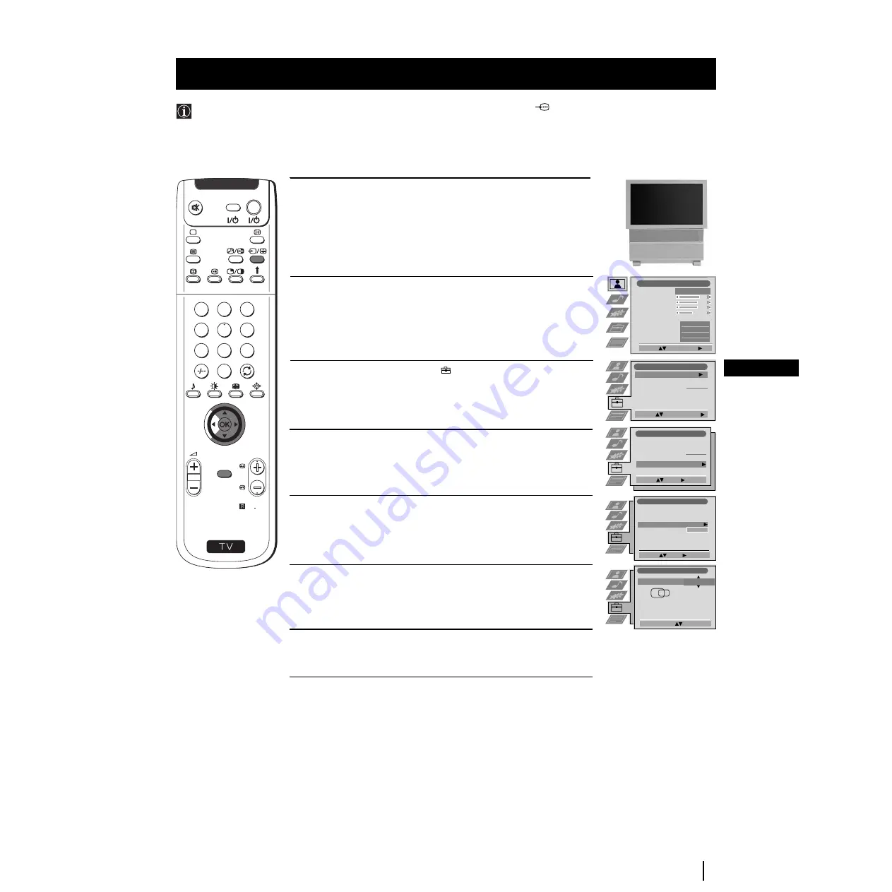 Sony KP-44PS2U Instruction Manual Download Page 21