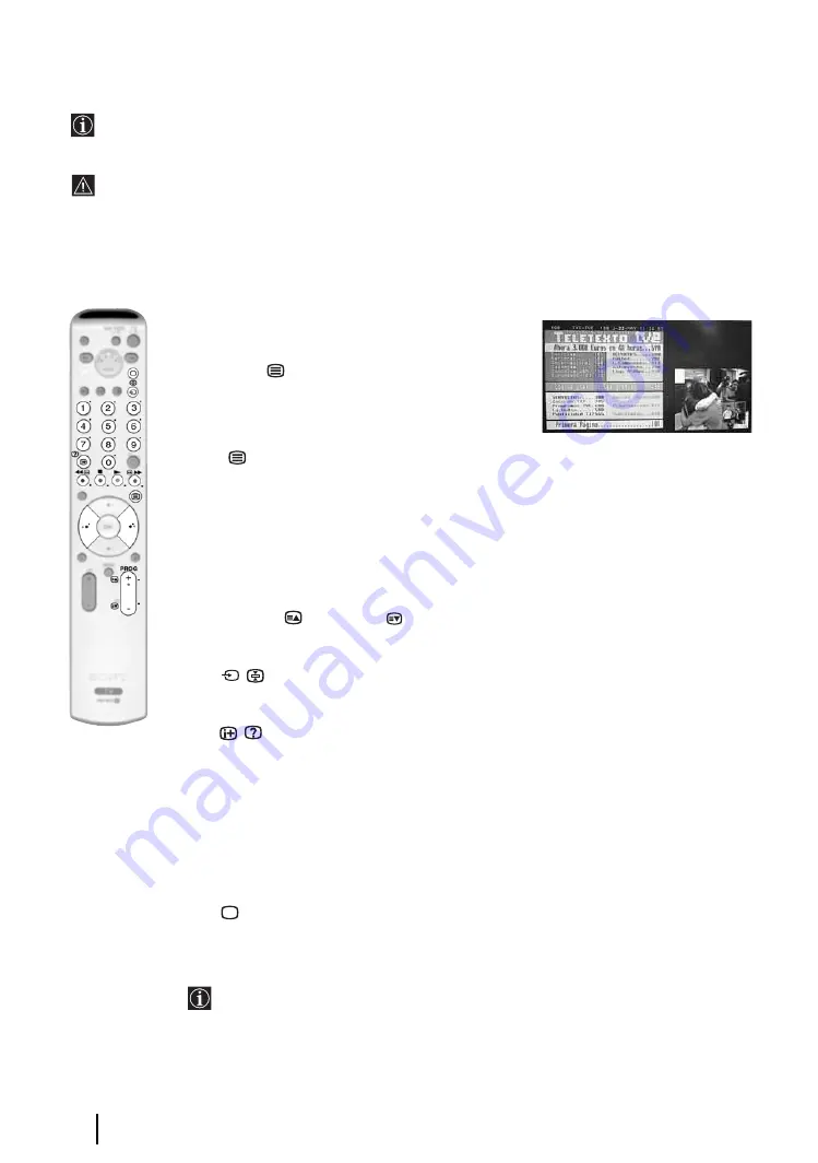 Sony KP-44PX3U Operating Instructions Manual Download Page 22