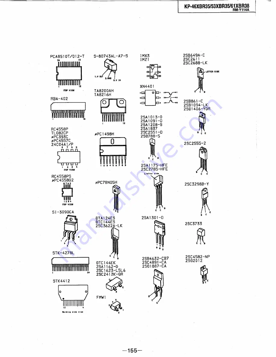 Sony KP-46XBR35 Service Manual Download Page 105