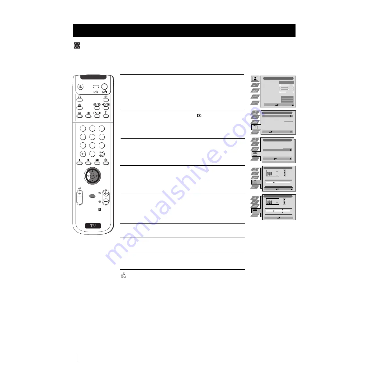 Sony KP-48PS1K Instruction Manual Download Page 114