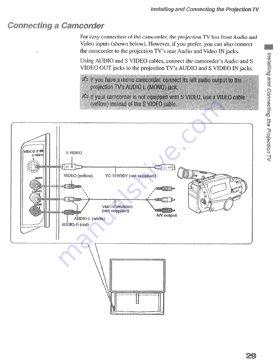 Sony KP 51HW40 Скачать руководство пользователя страница 29