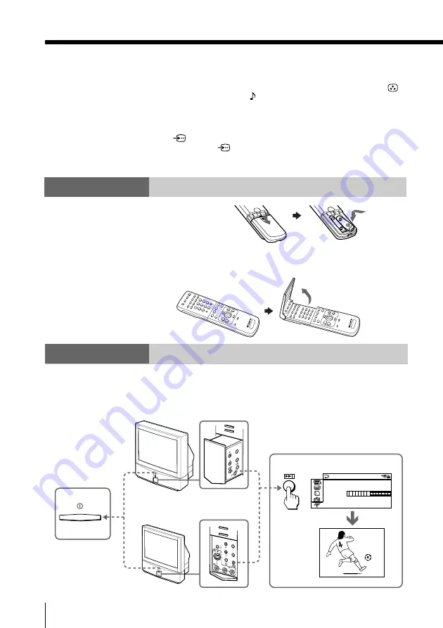 Sony KP-ES43 Operating Instructions Manual Download Page 56