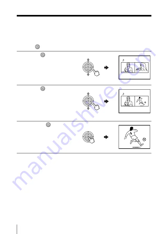 Sony KP-FS43M61 Operating Instructions Manual Download Page 78