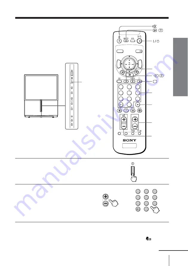 Sony KP-FS43M61 Operating Instructions Manual Download Page 127