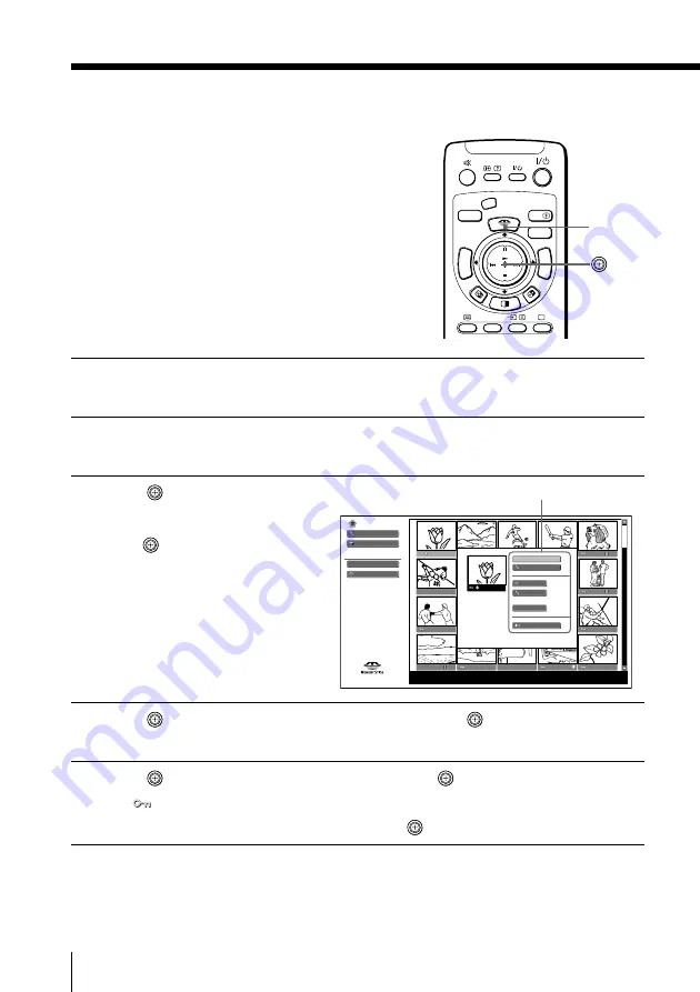 Sony kp-fw46 Operating Instructions Manual Download Page 60