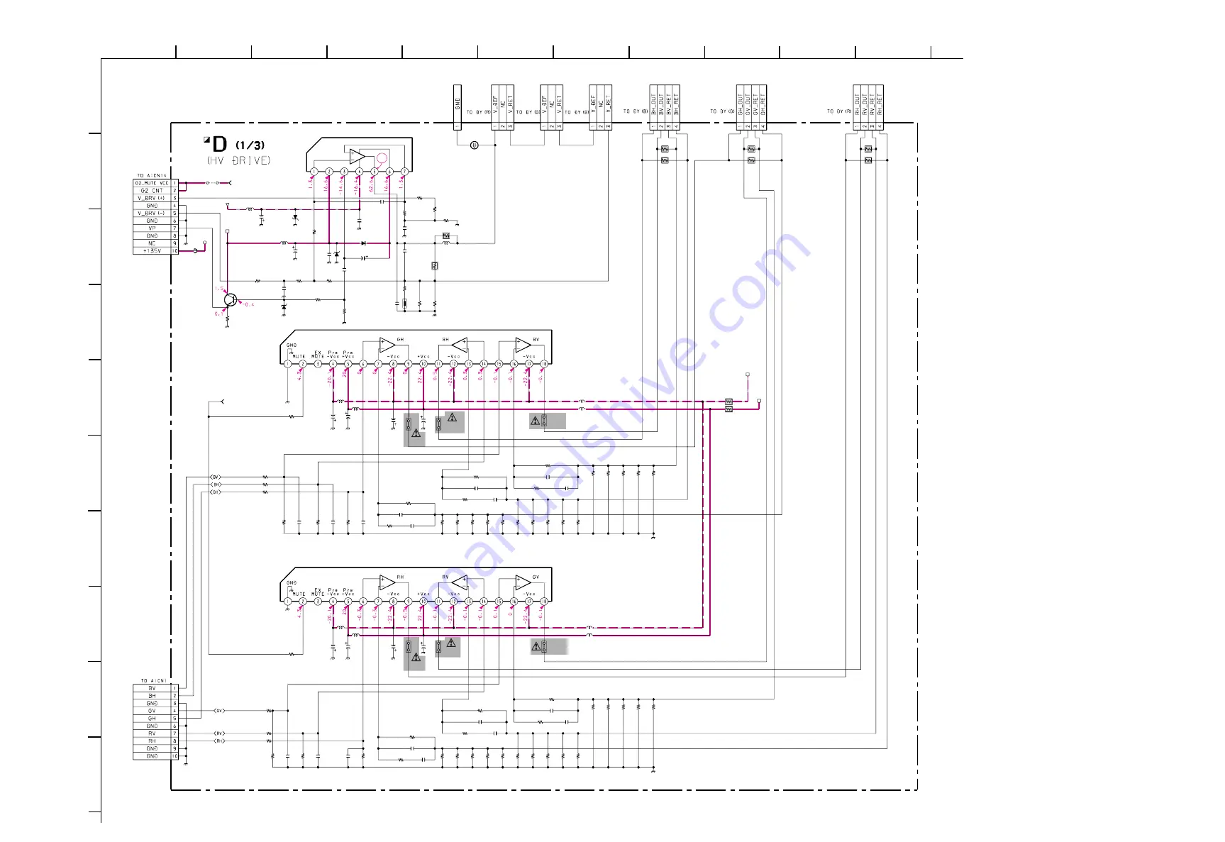 Sony KP-HR432K90 Service Manual Download Page 68