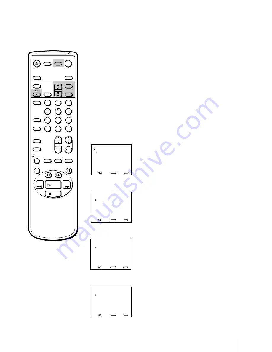 Sony KV-13VM40 User (English, Espa& Operating Instructions Manual Download Page 15