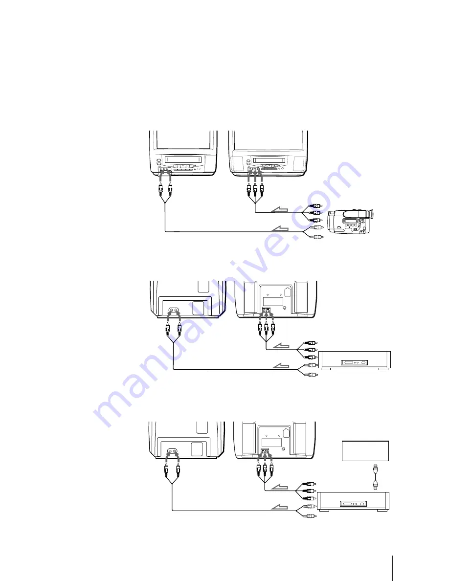 Sony KV-13VM40 User (English, Espa& Operating Instructions Manual Download Page 99