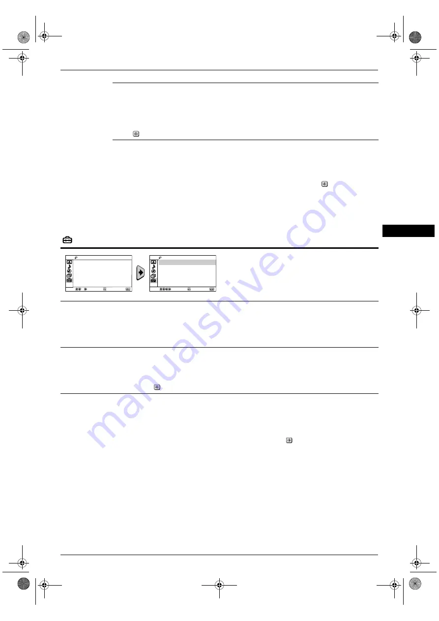 Sony KV-21CE10K Operating Instructions Manual Download Page 13