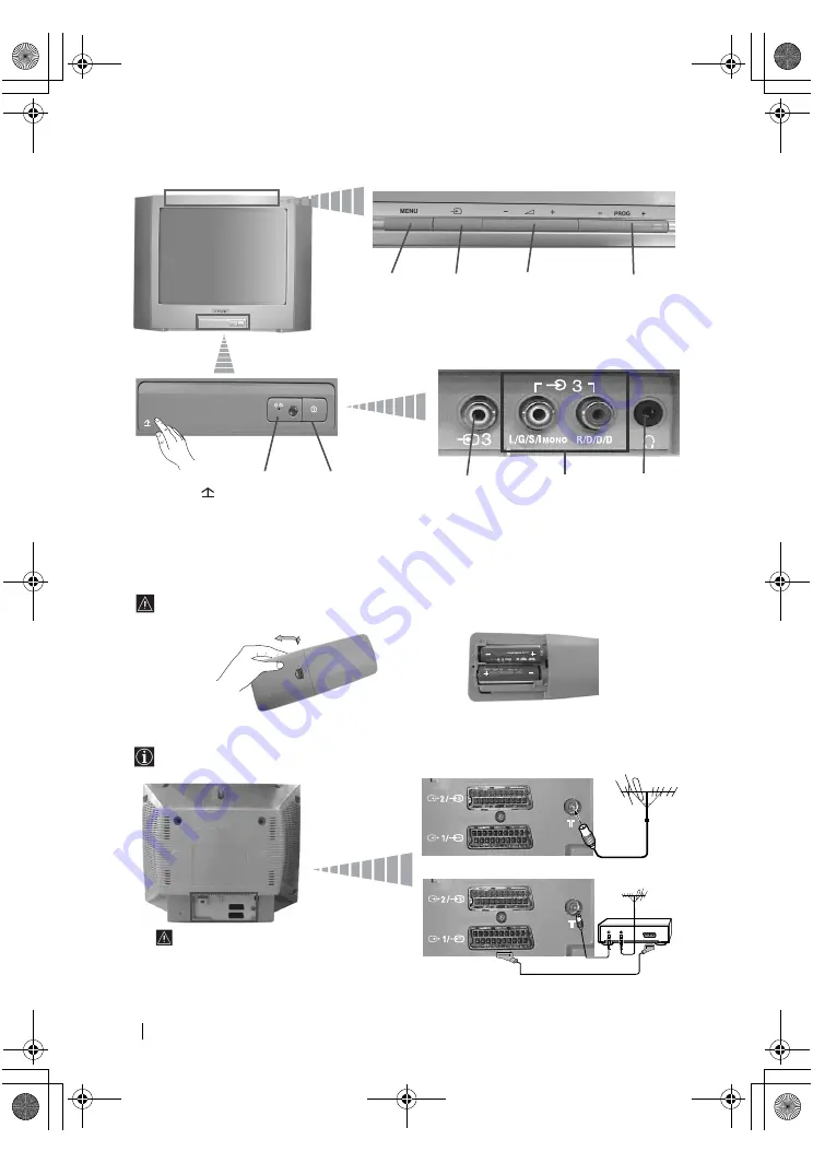 Sony KV-21CL10U Instruction Manual Download Page 6