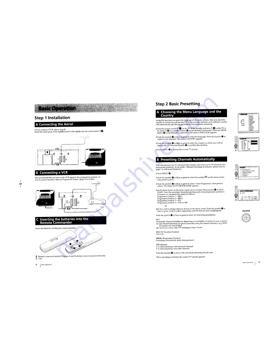 Sony KV-25K1A Скачать руководство пользователя страница 8