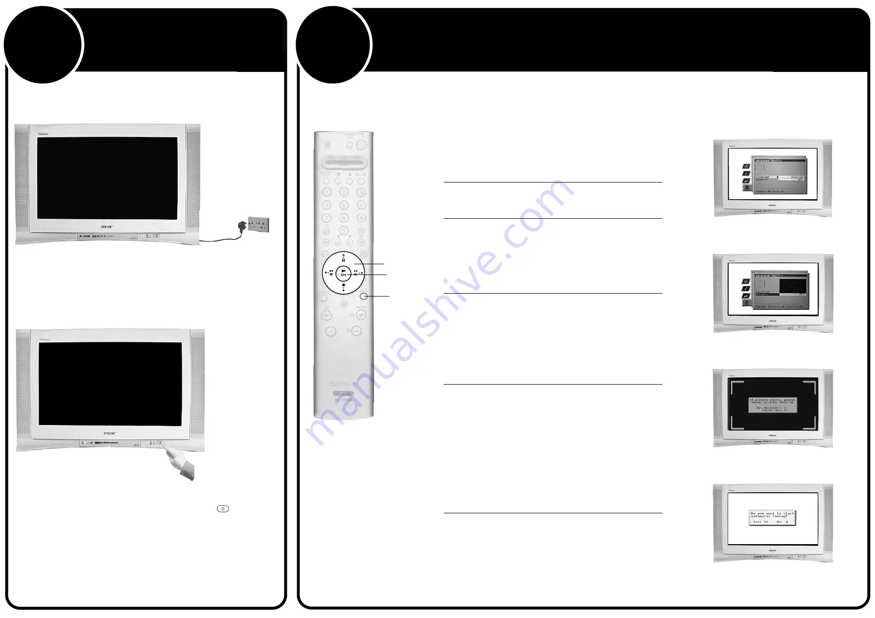 Sony KV-32FQ80U Quick Start Manual Download Page 2