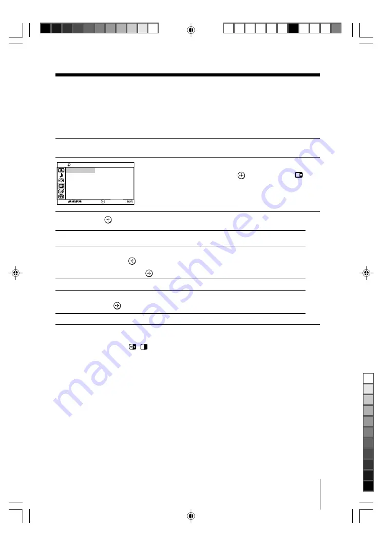 Sony kv-da29 Trinitron Operating Instructions Manual Download Page 94