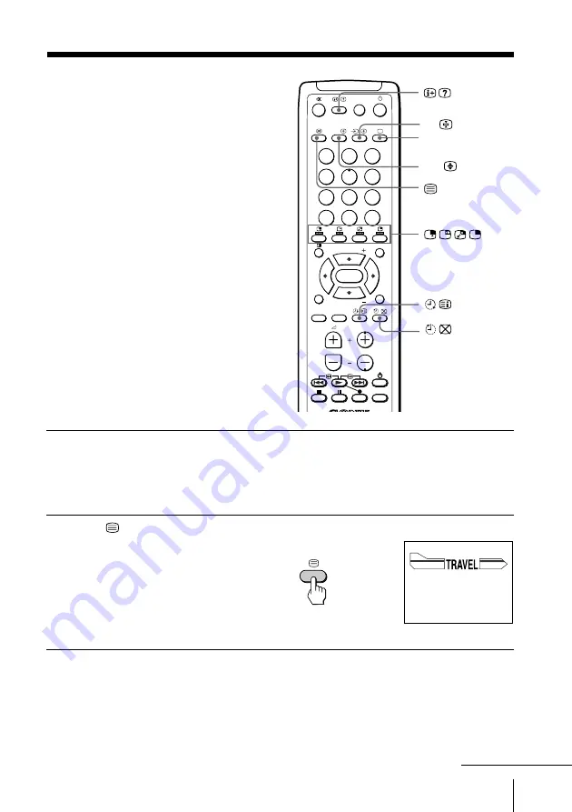 Sony KV-EF34 Operating Instructions Manual Download Page 23