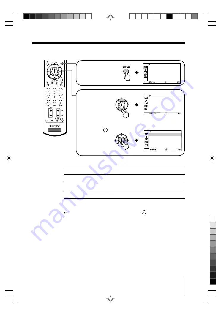 Sony KV-SR29 Operating Instructions Manual Download Page 53