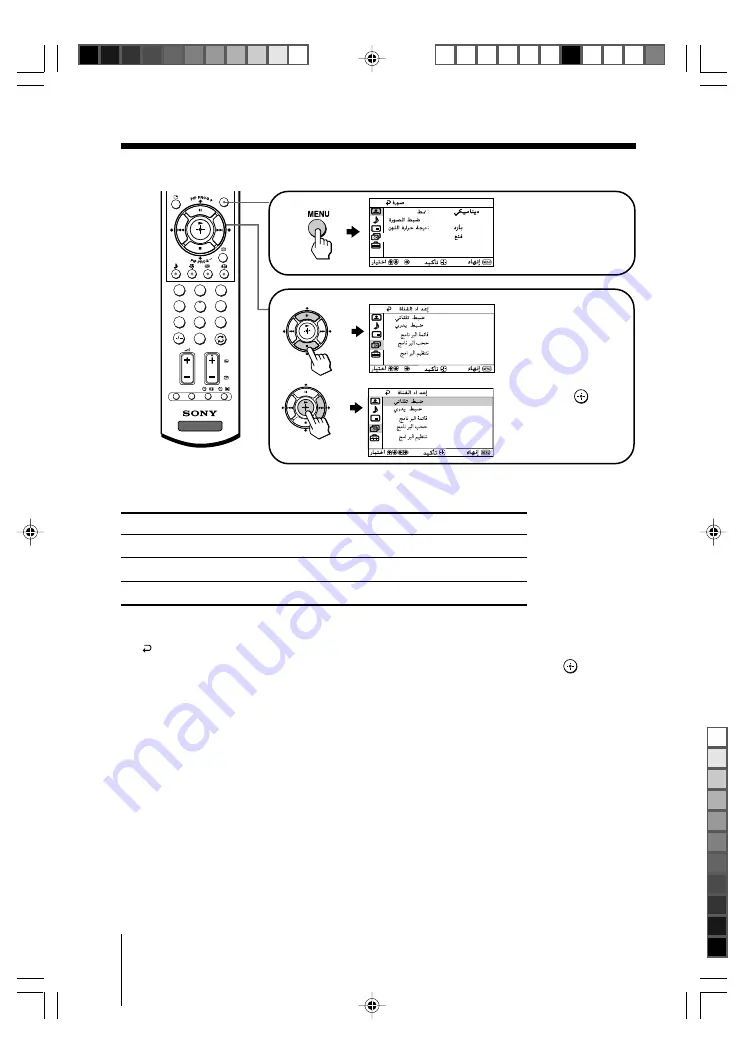 Sony KV-SR29 Operating Instructions Manual Download Page 121