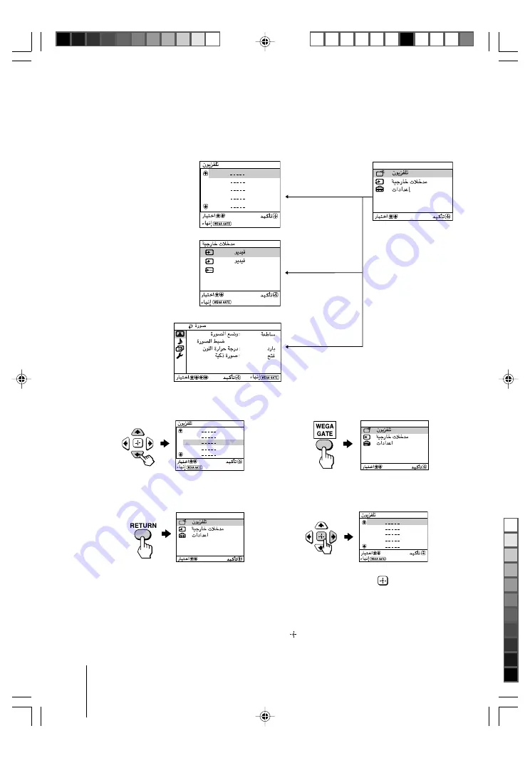 Sony kv-sw14 Trinitron Operating Instructions Manual Download Page 76