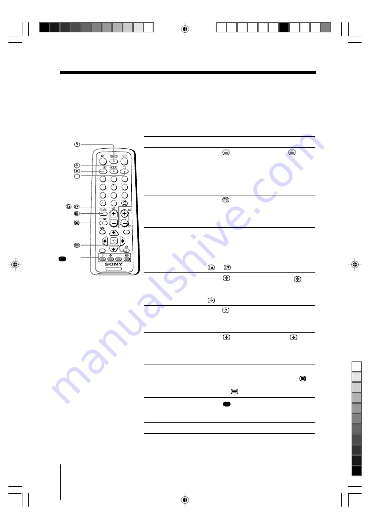 Sony KV-SW34M61 Service Manual Download Page 84