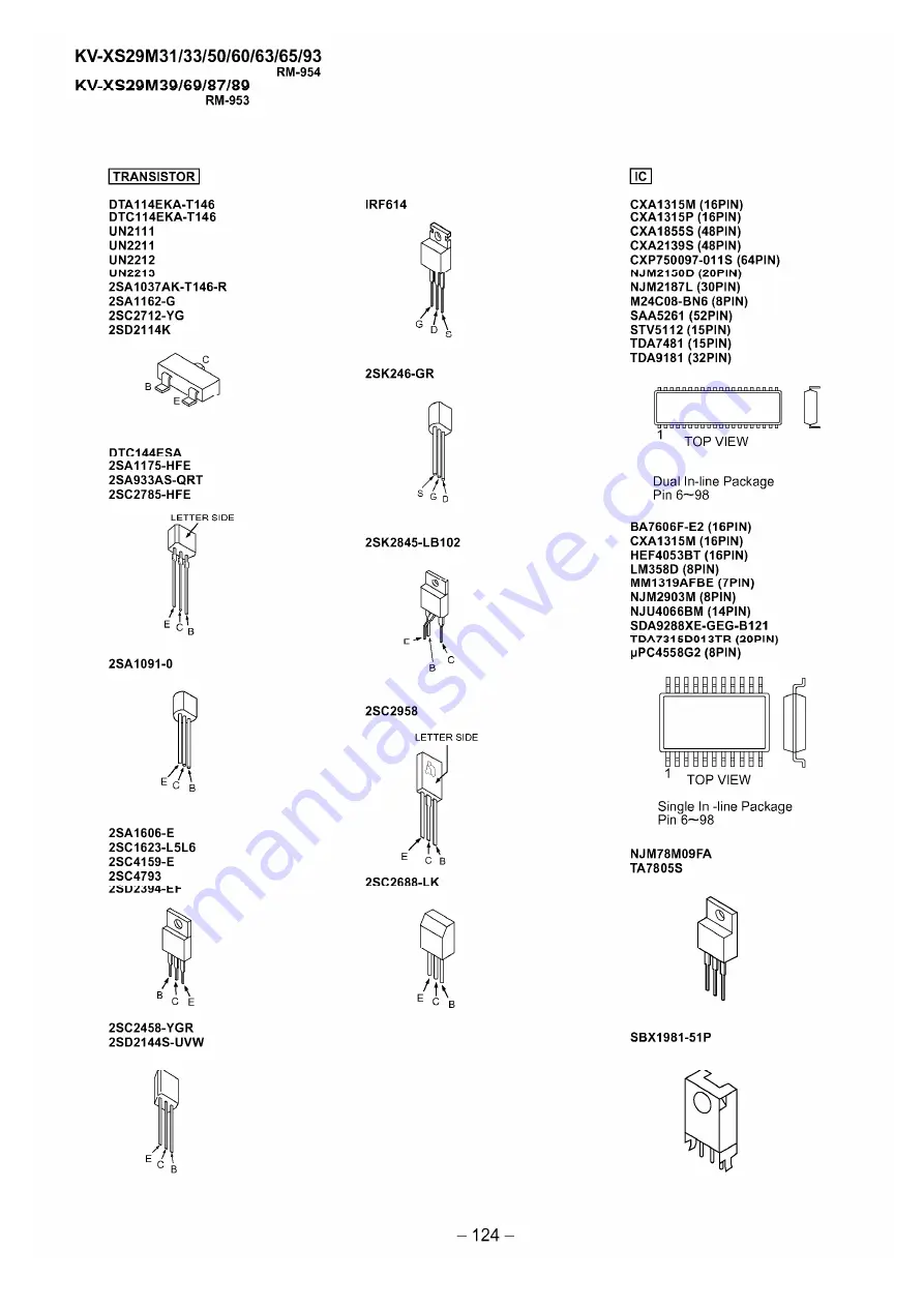 Sony KV-XS29M31 Service Manual Download Page 85