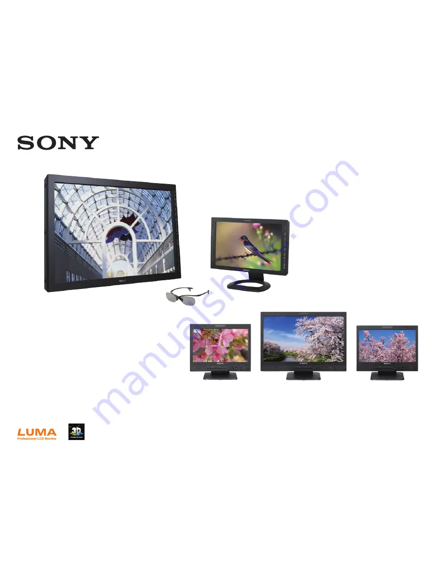 Sony LMD-1510W Скачать руководство пользователя страница 1