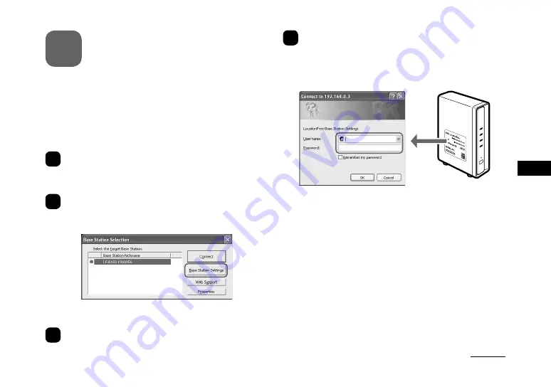 Sony LocationFree LF-PK1 Quick Start Manual Download Page 21