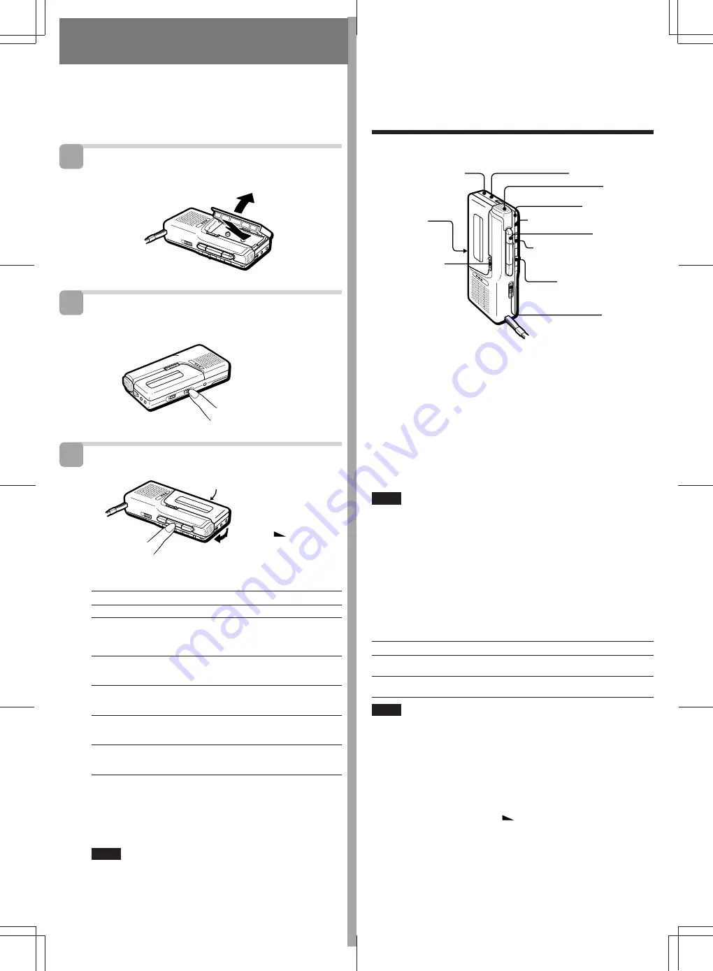 Sony M-729V Operating Instructions Manual Download Page 3