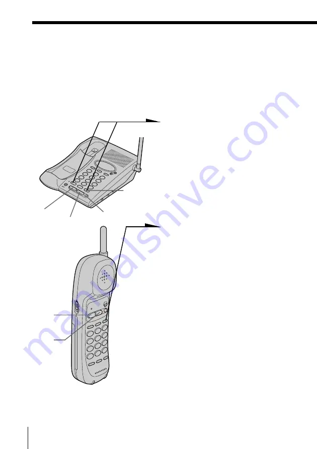 Sony M937 - SPP Cordless Phone Operating Instructions Manual Download Page 74