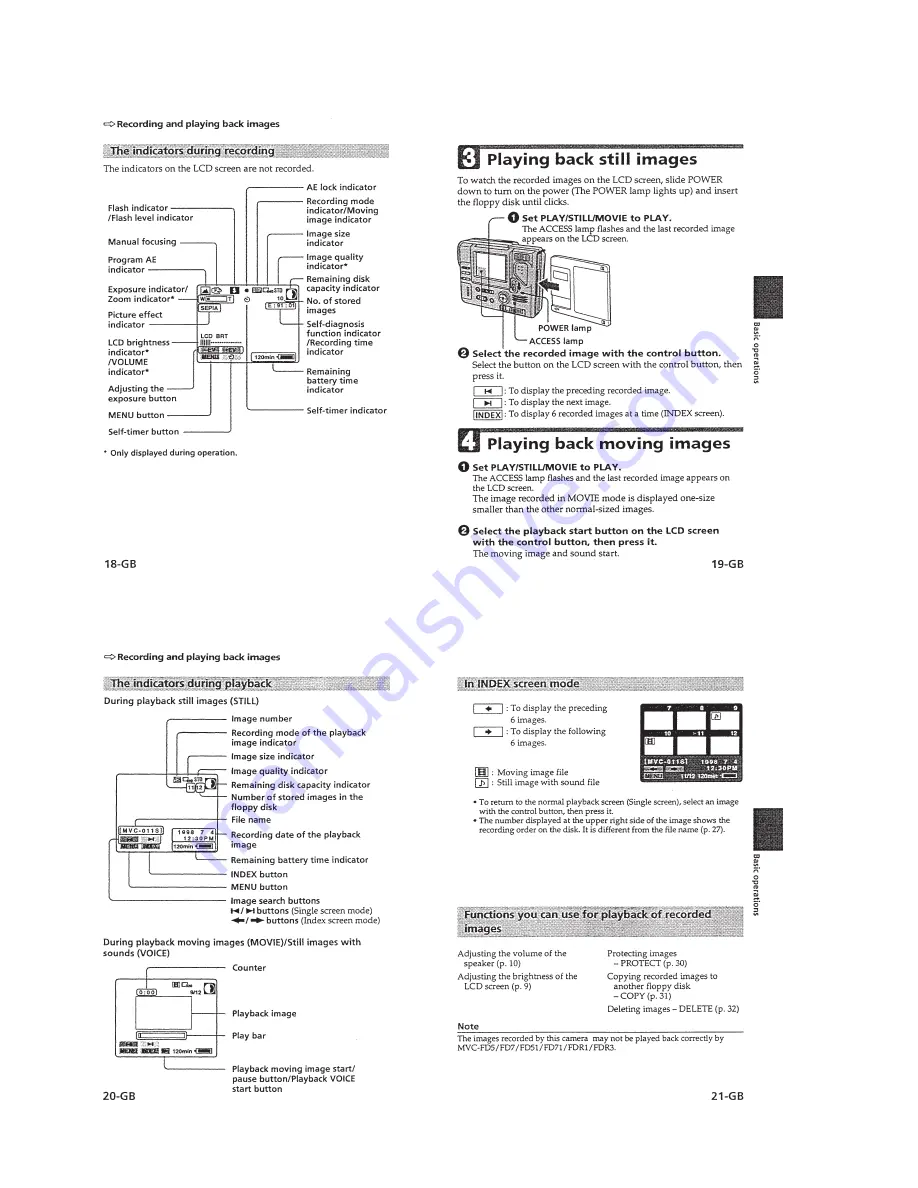 Sony Mavica MVC-FD81 Service Manual Download Page 11