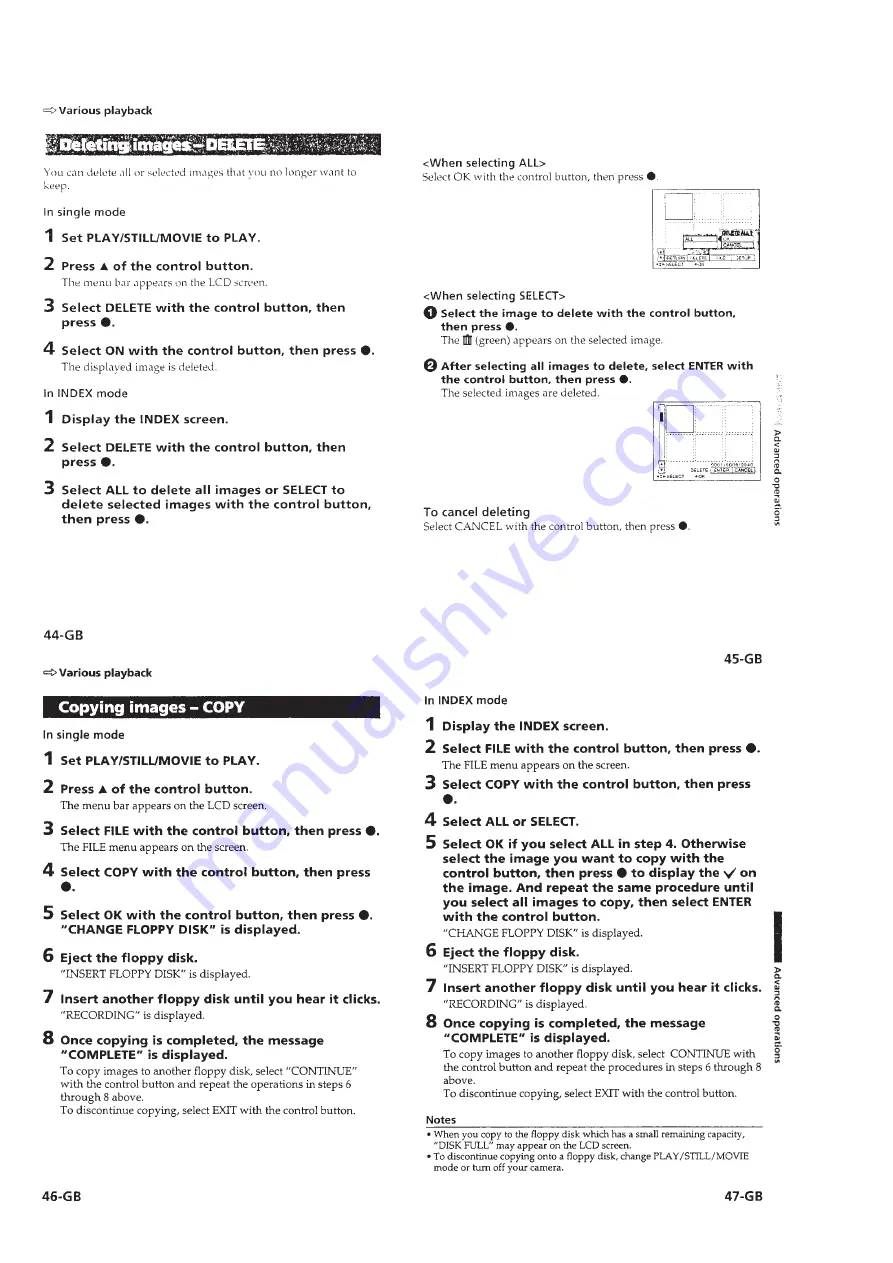 Sony Mavica MVC-FD83 Service Manual Download Page 17