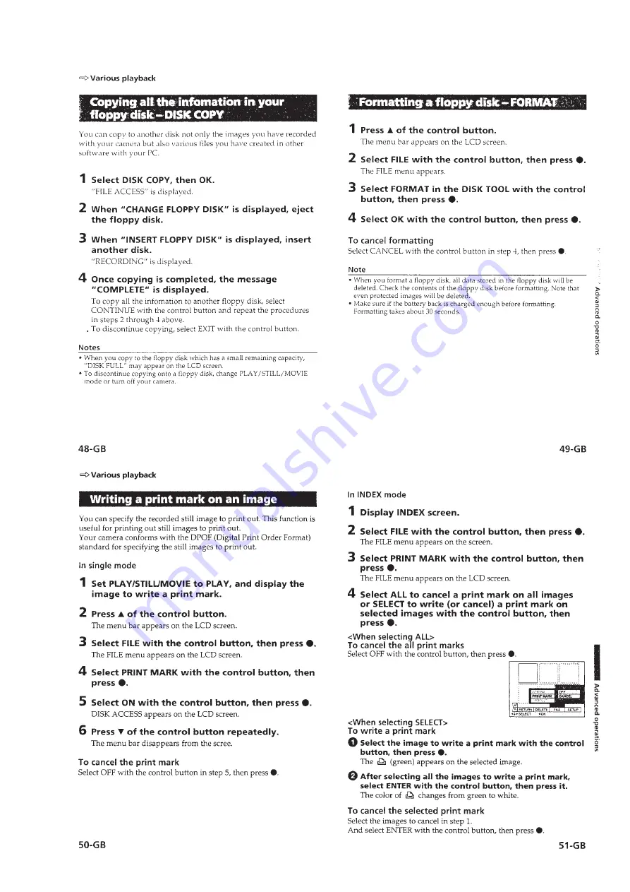 Sony Mavica MVC-FD83 Скачать руководство пользователя страница 18