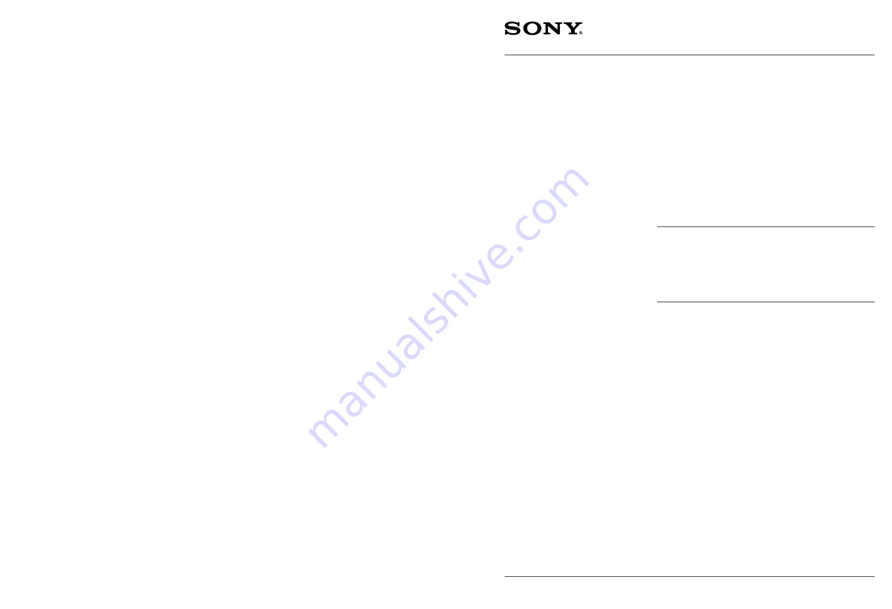 Sony MB-806A Service Manual Download Page 1