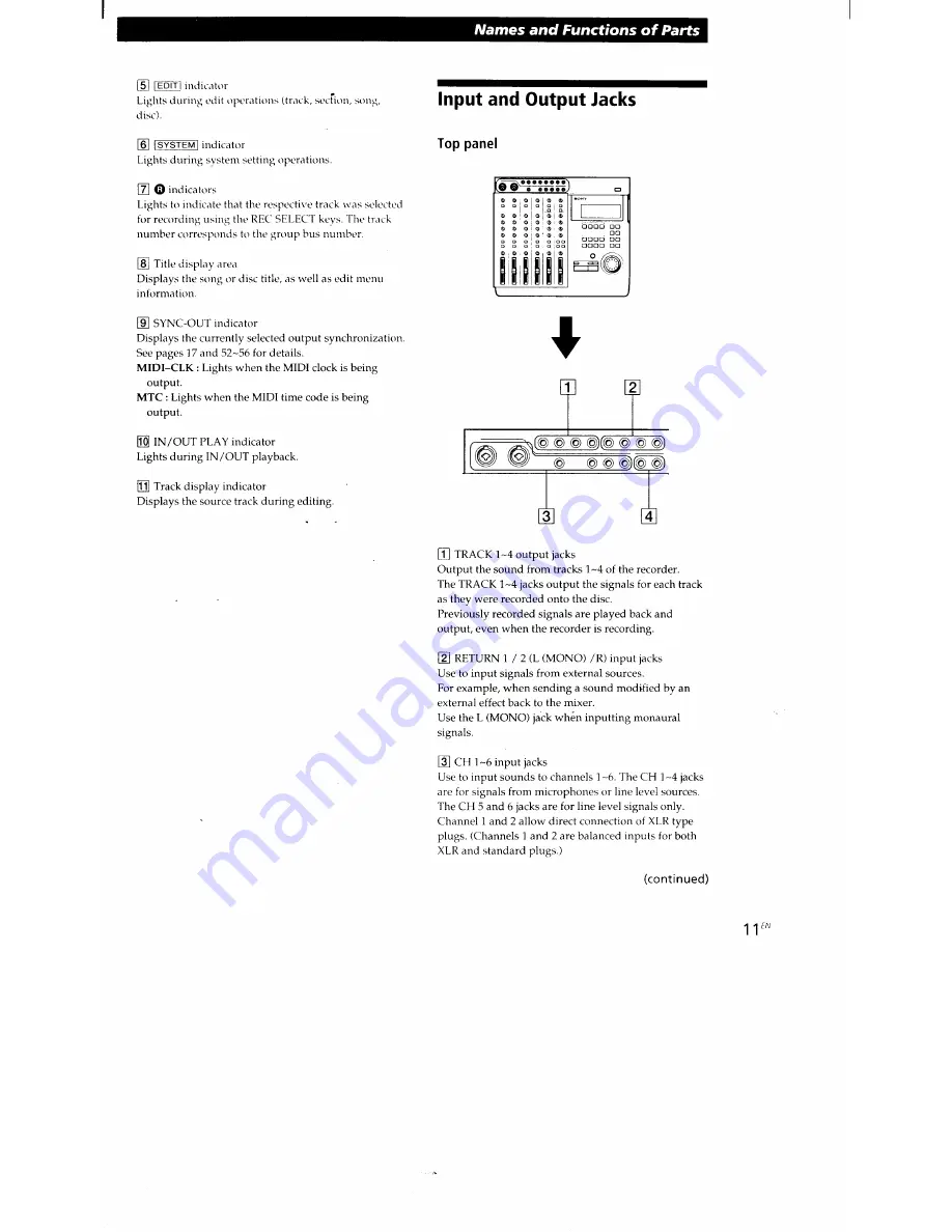 Sony MDM-X4 Скачать руководство пользователя страница 11