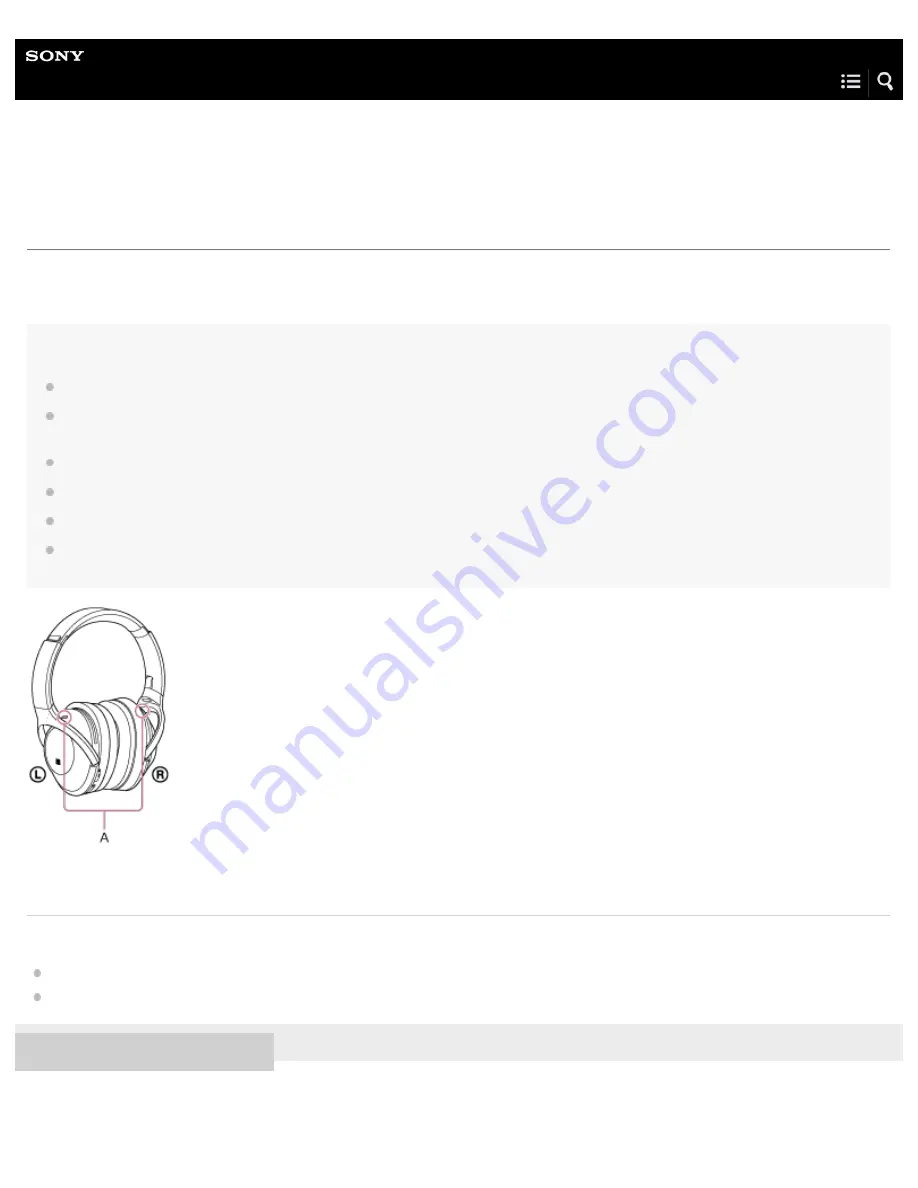 Sony MDR-1000X Help Manual Download Page 90