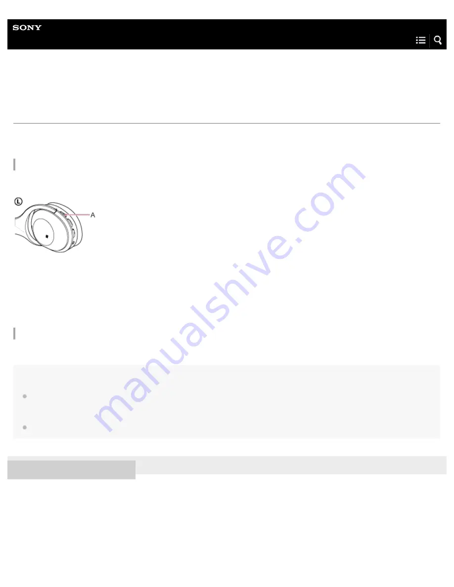 Sony MDR-1000X Help Manual Download Page 99