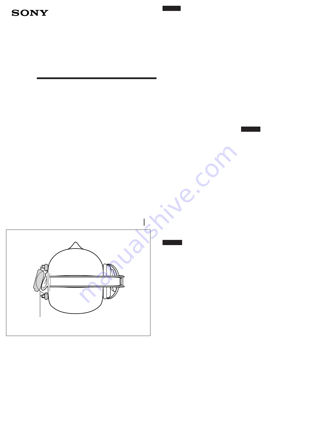 Sony MDR F1 Operating Instructions Download Page 1